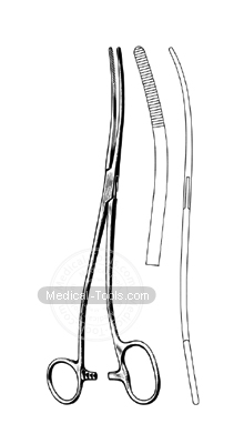 Bozemann Douglas Dressing Forceps 26cm