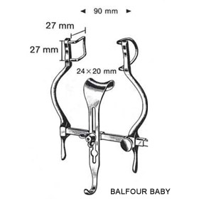Balfour Baby Retractors 9cm