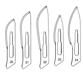 Scalpal Blades for Handle No. 4