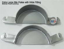 Extra Large Bite Plates with Wide Fitting
