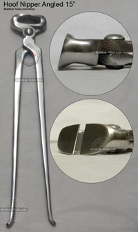 Hoof Nipper Angled 15 Inch