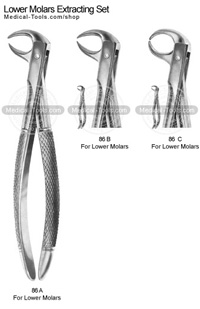 Lower Molars Extracting Set