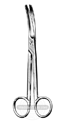 Mayo Scissors Curved
