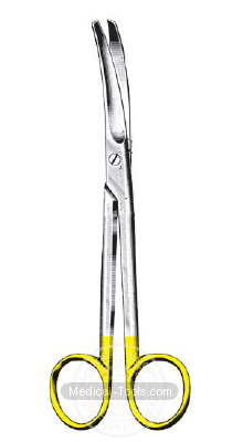 Mayo Scissors TC Curved