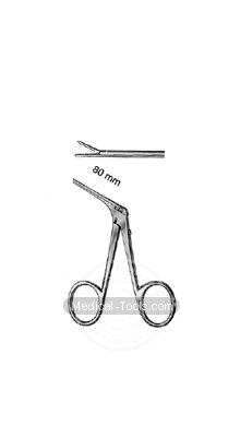 Otology Serrated, Straight 7mm 