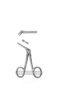 Otology Downwards, Serrated 4mm 